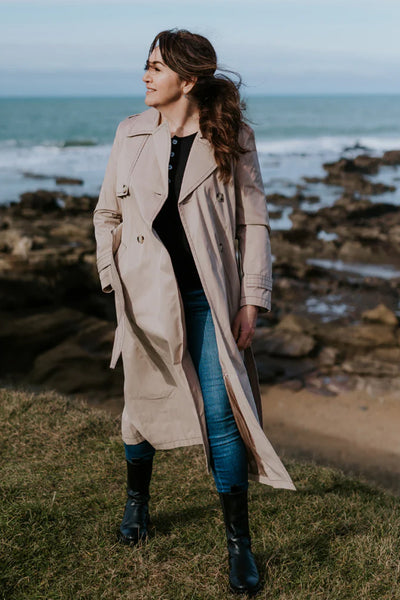 Kim Trench Coat Taupe