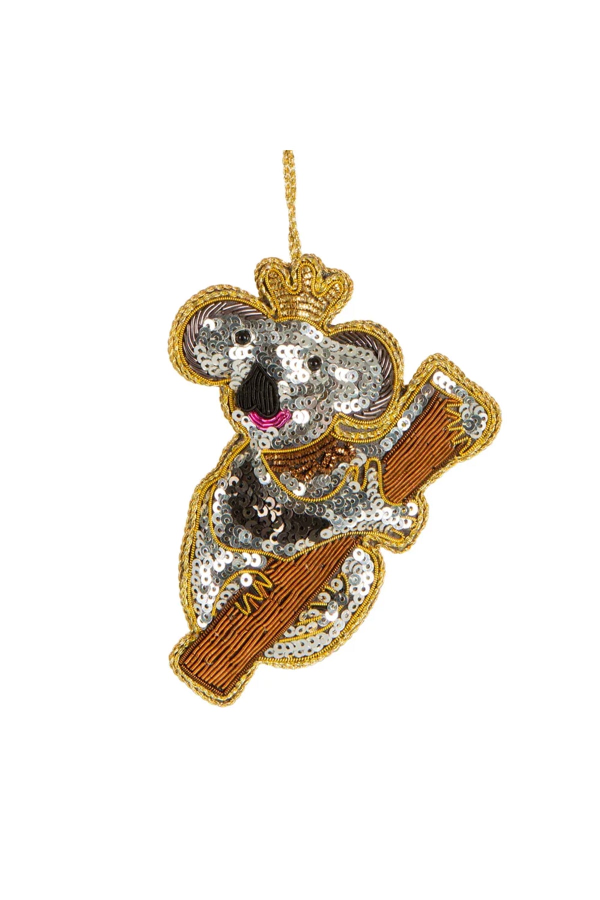 Kimi Koala Sequin Tree Decoration