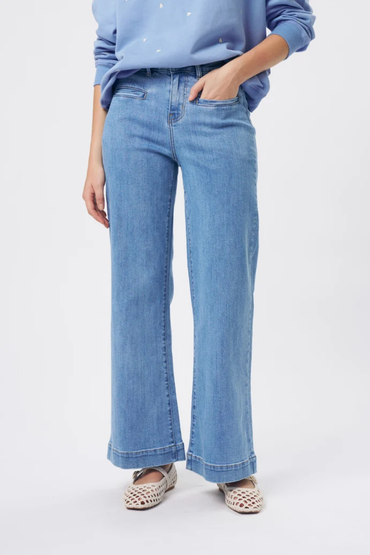 Freya Jean Heart 70s Blue