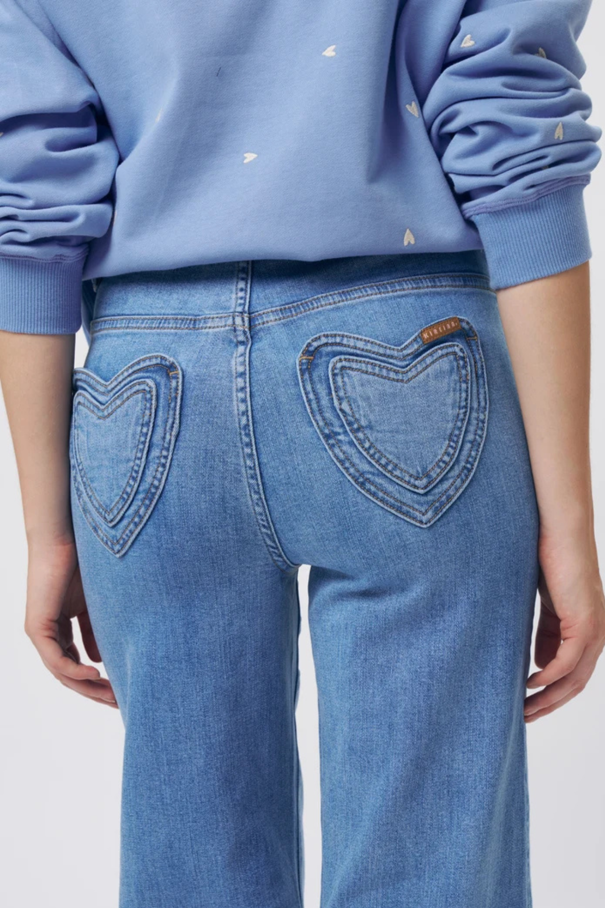 Freya Jean Heart 70s Blue