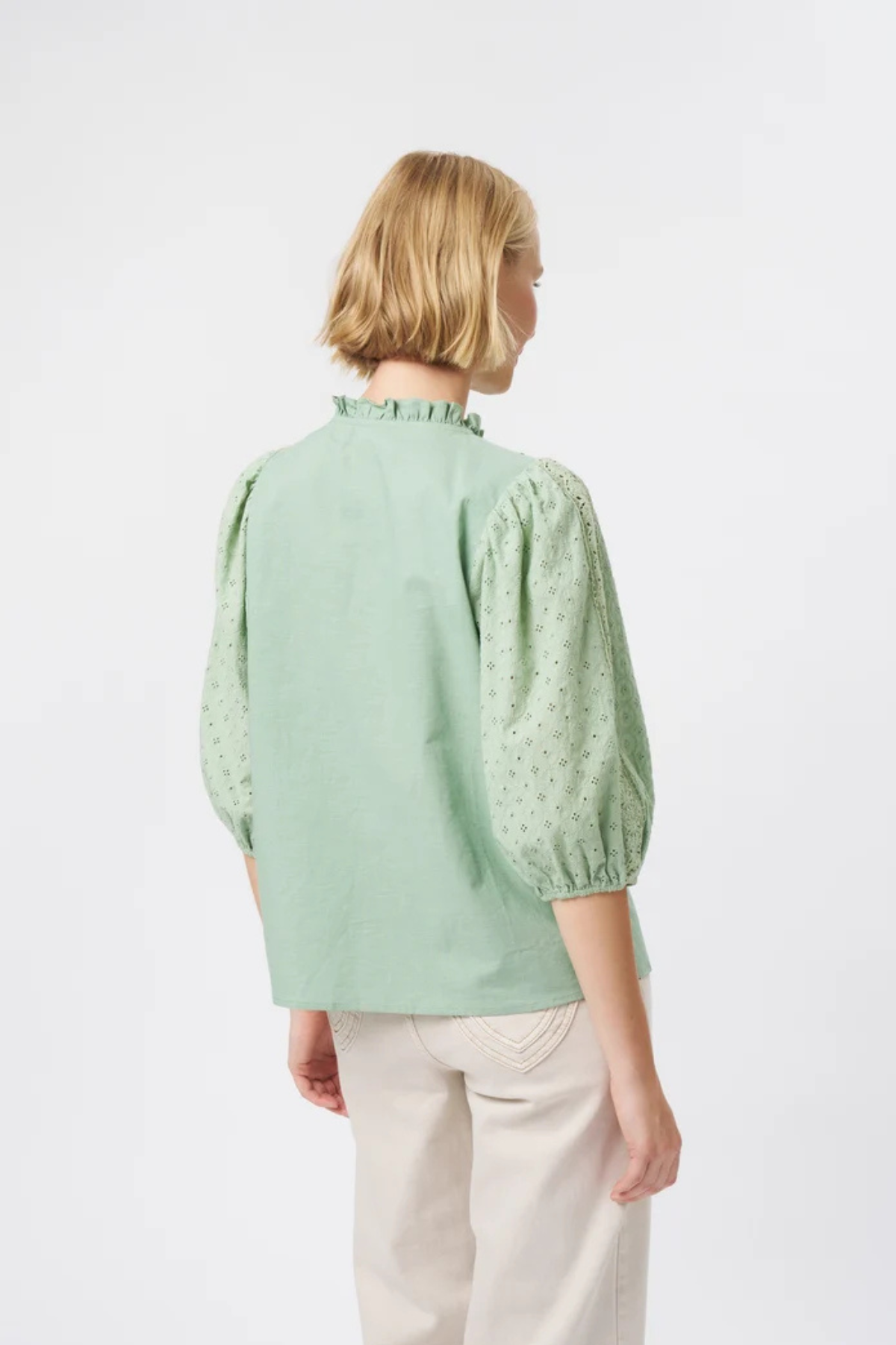 Isabella Blouse Grape Green