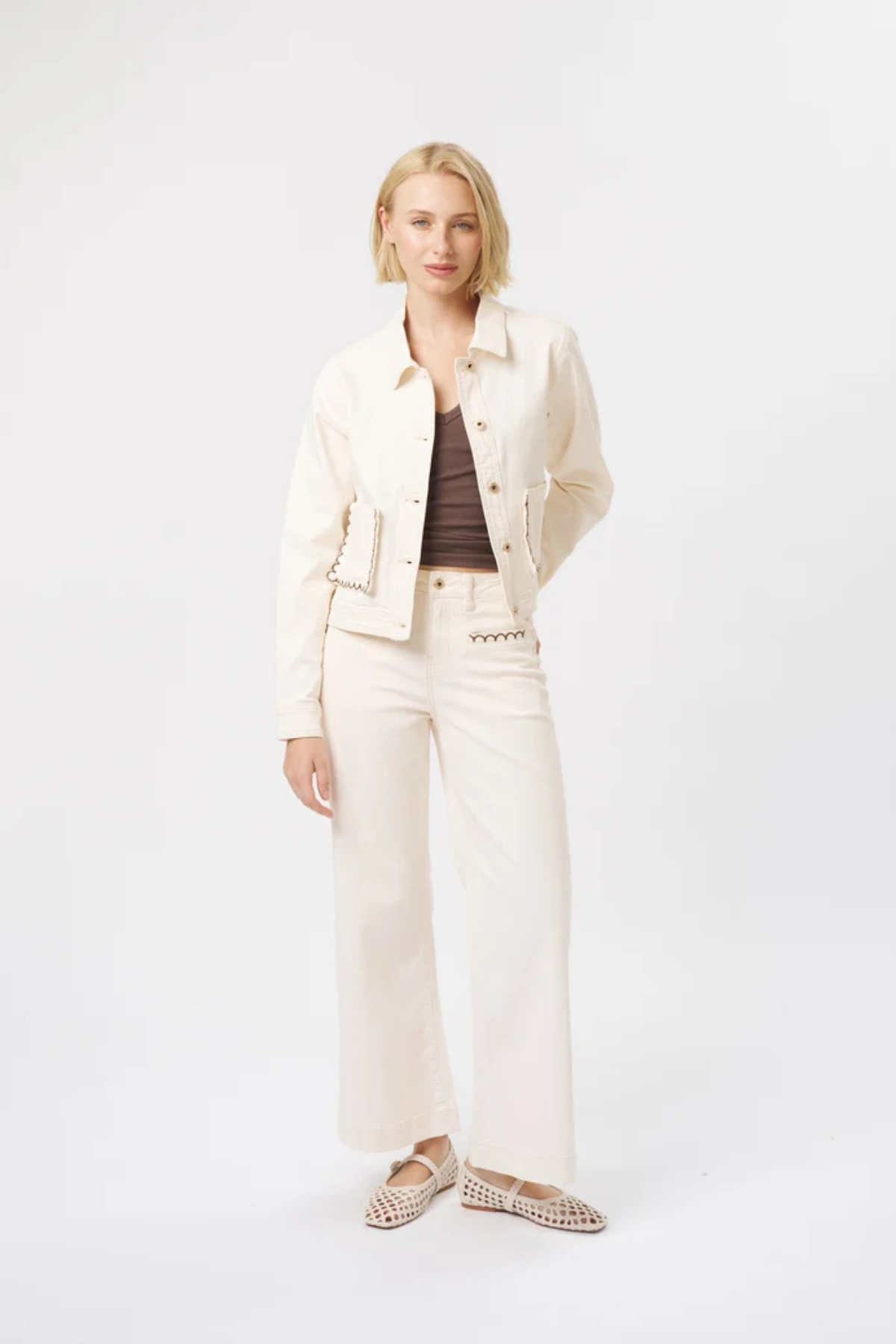 Mila Jacket Ecru