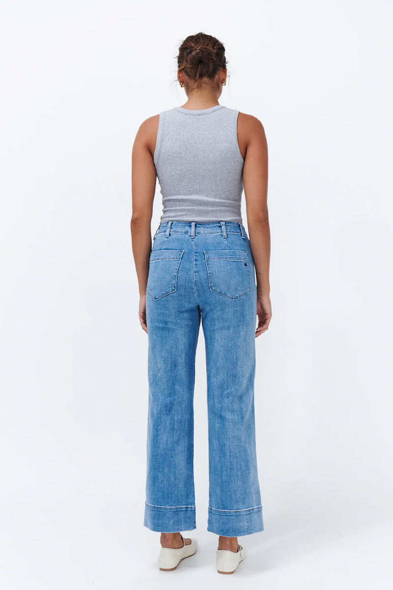 Celeste Pant 70's Blue