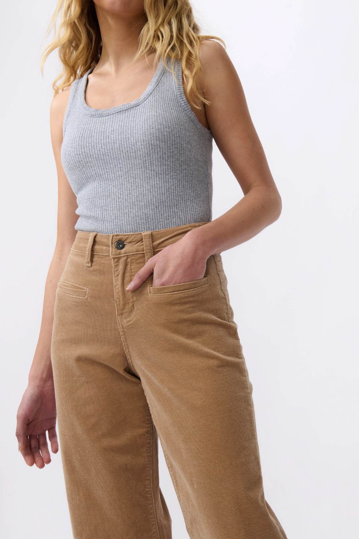 Freya Cord Jean Camel