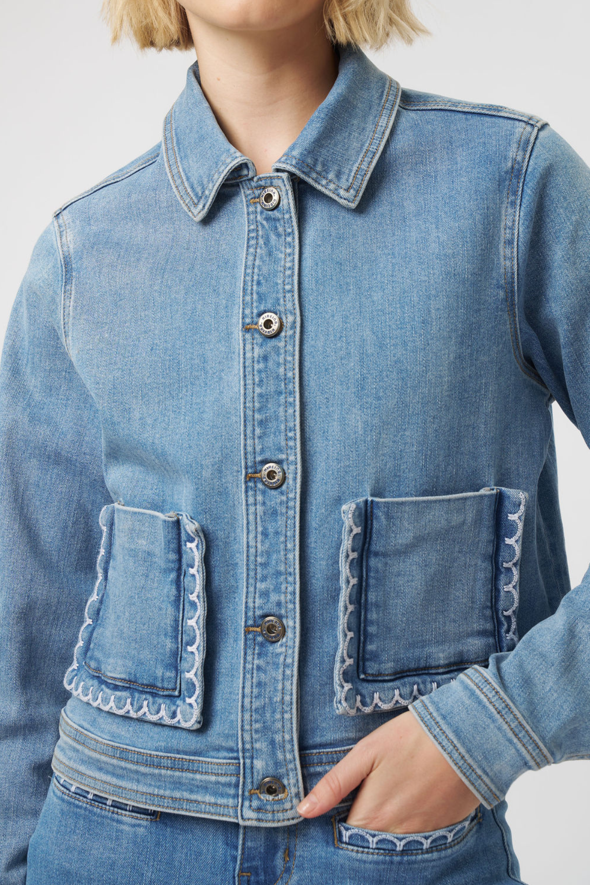 Mila Jacket 70's Blue