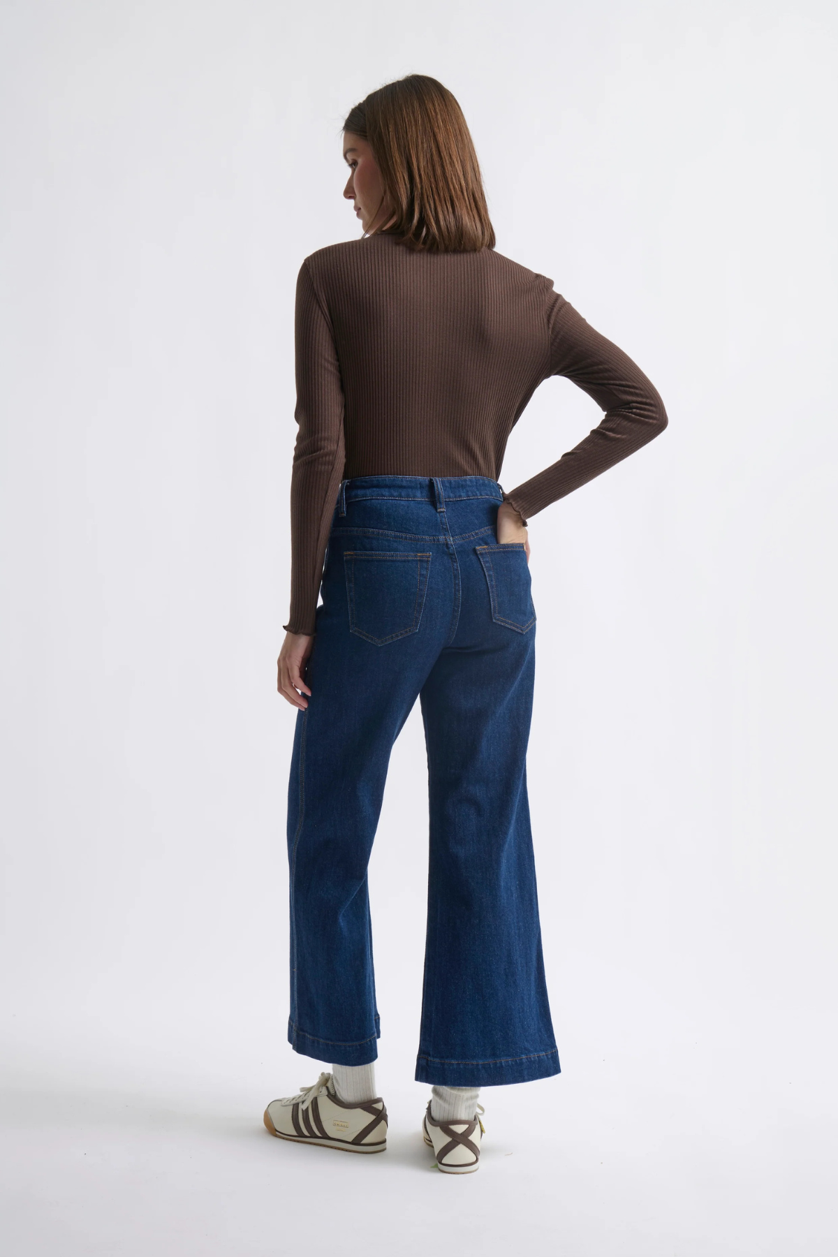 Freya Jean Plait Pocket Palisade Blue