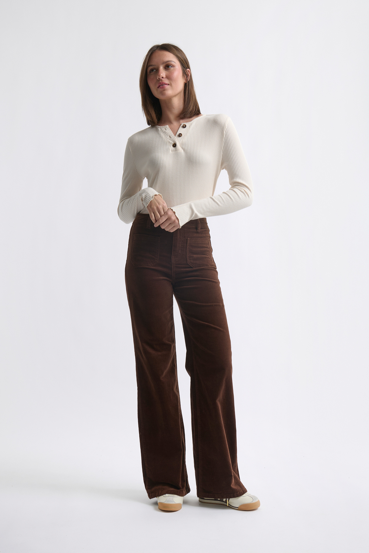 Harper Jean Velvet Chocolate