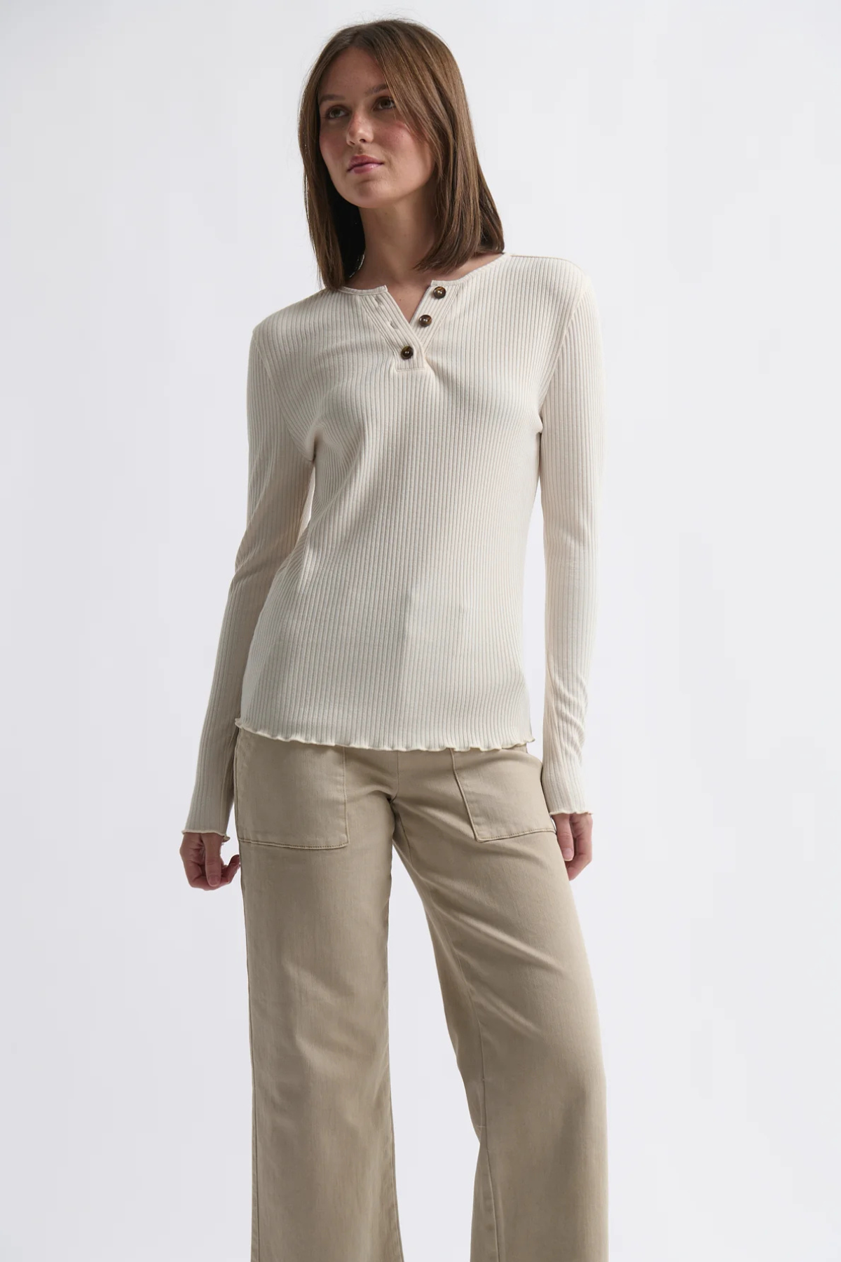 Heather Knit Vanilla