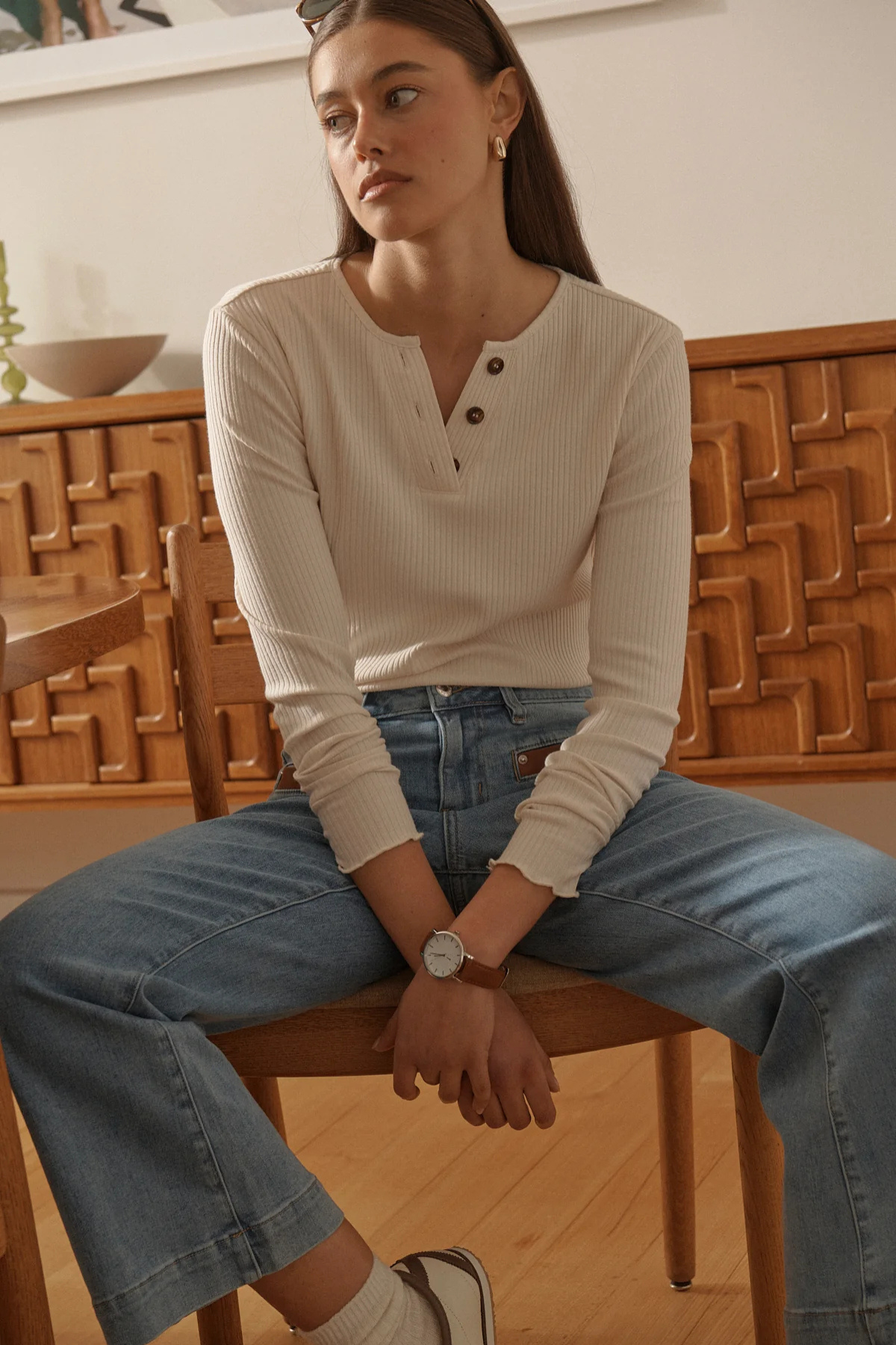 Heather Knit Vanilla