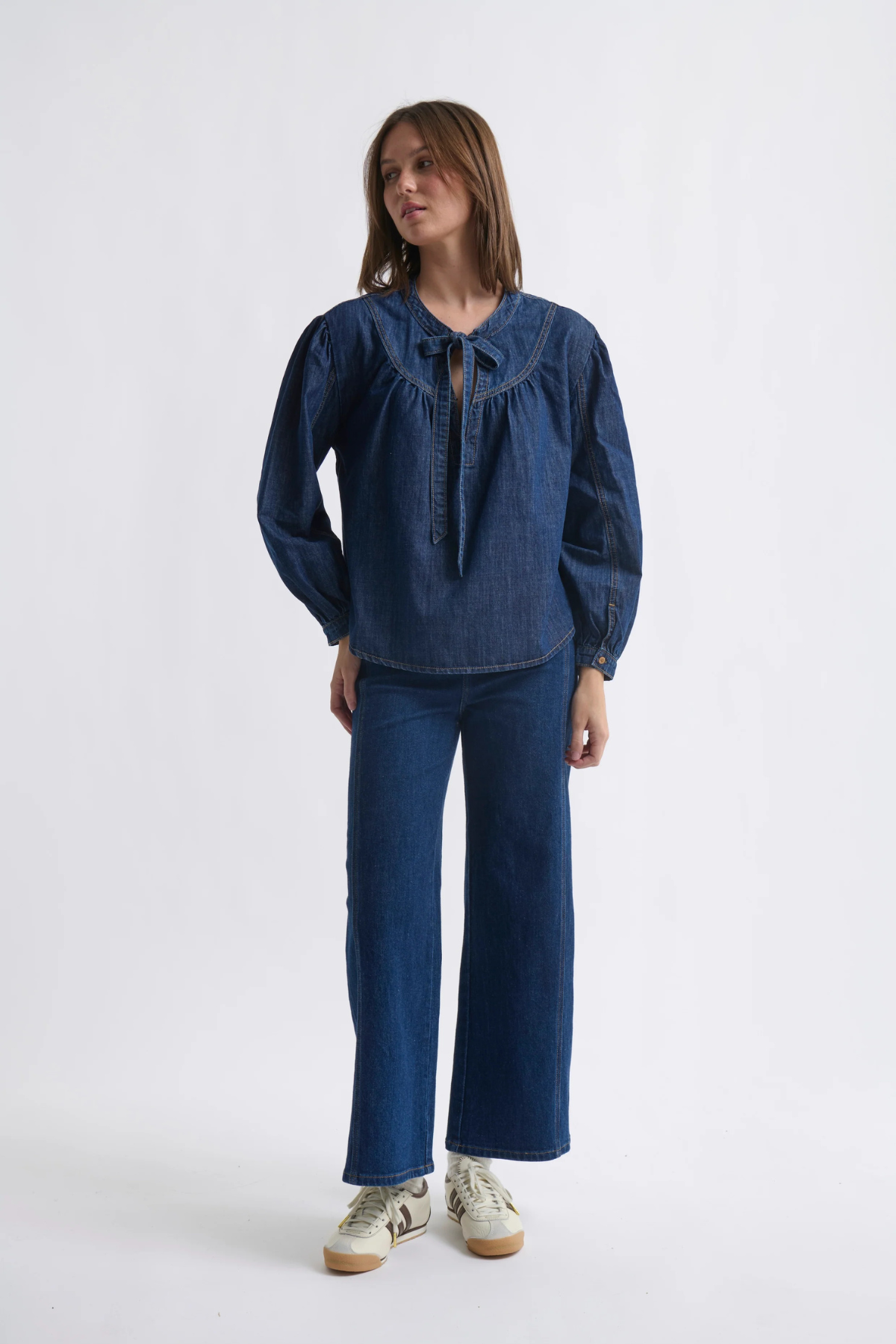 Kelly Blouse Palisade Blue