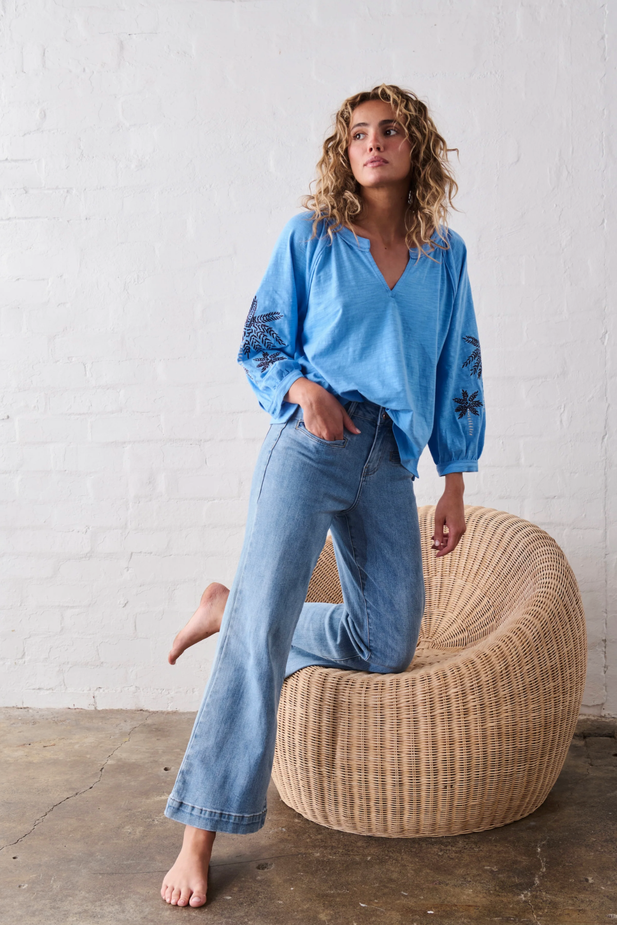 Freya Jean 70's Blue
