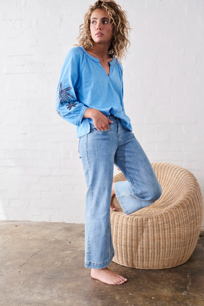 Freya Jean 70's Blue
