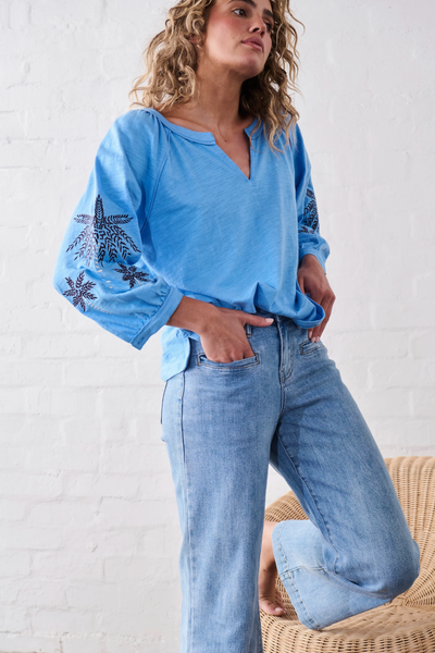 Freya Jean 70's Blue