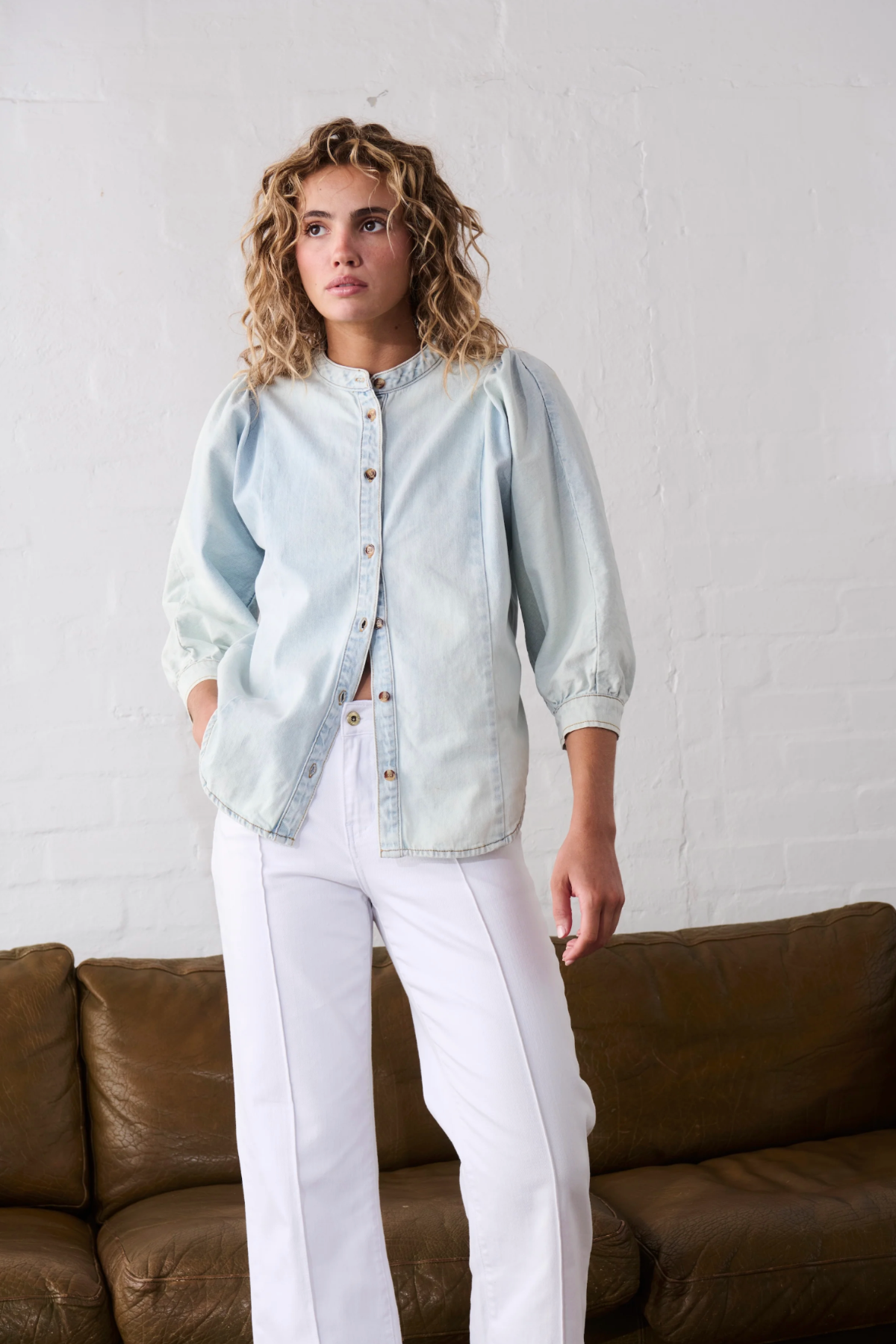 Gabriella Shirt Sky Blue