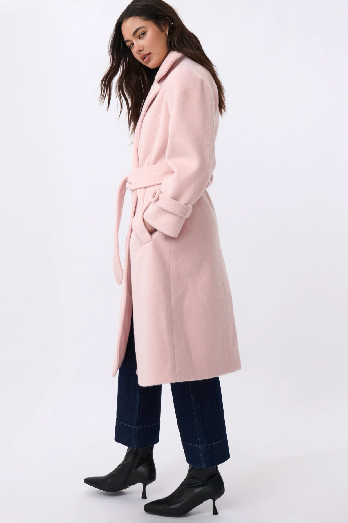 Jasmine Coat Soft Pink