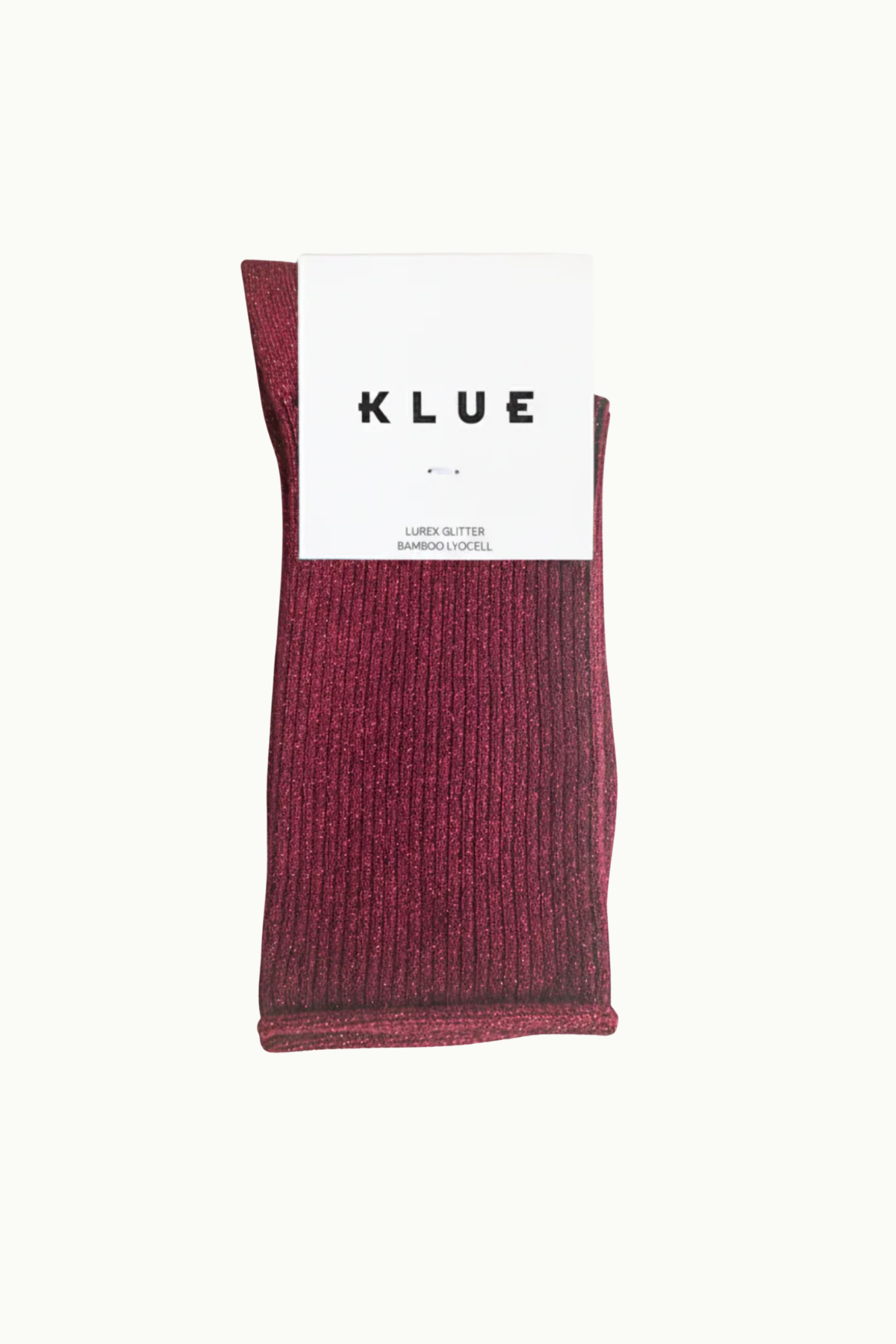 Klue Glitter Sock Cherry