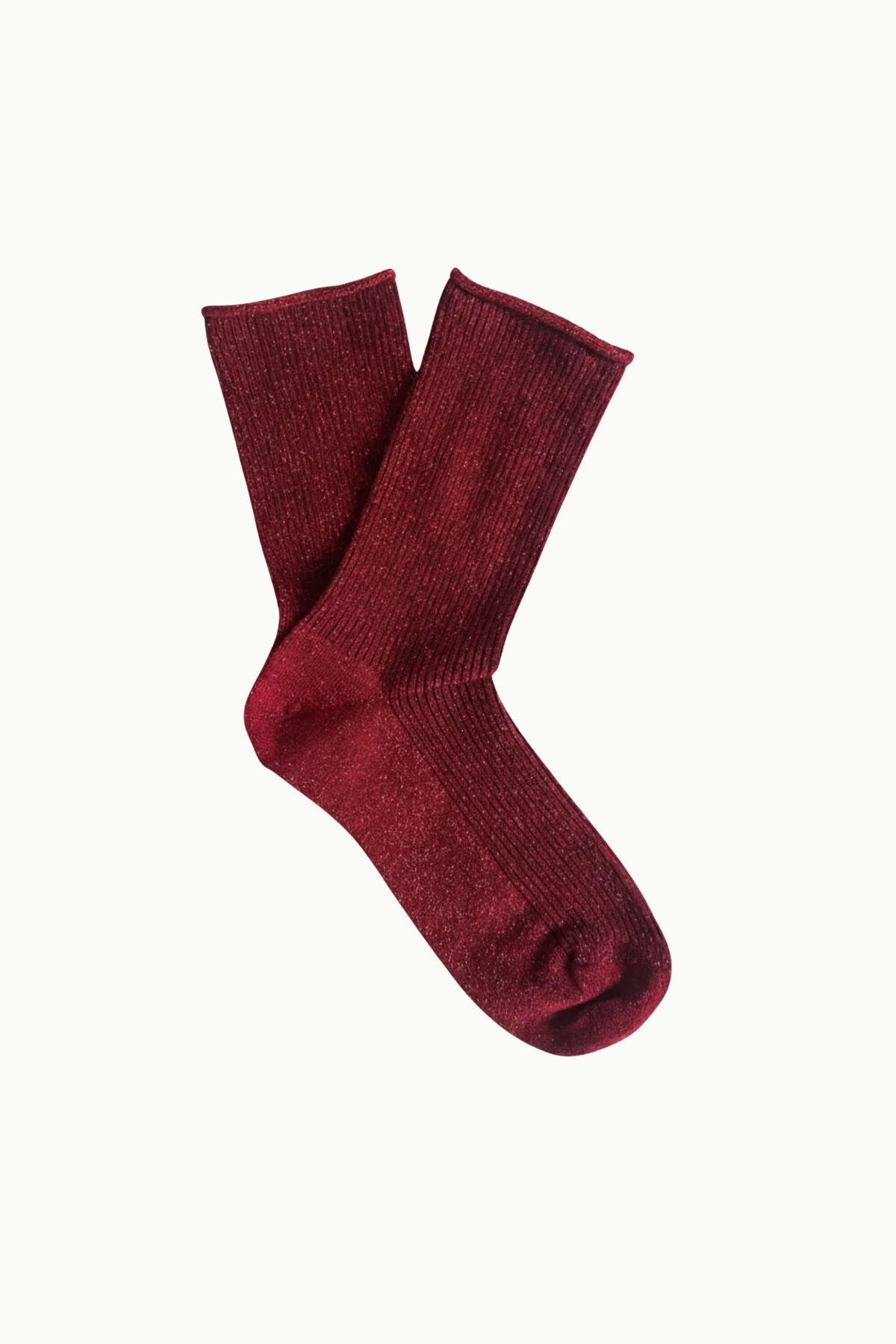Klue Glitter Sock Cherry