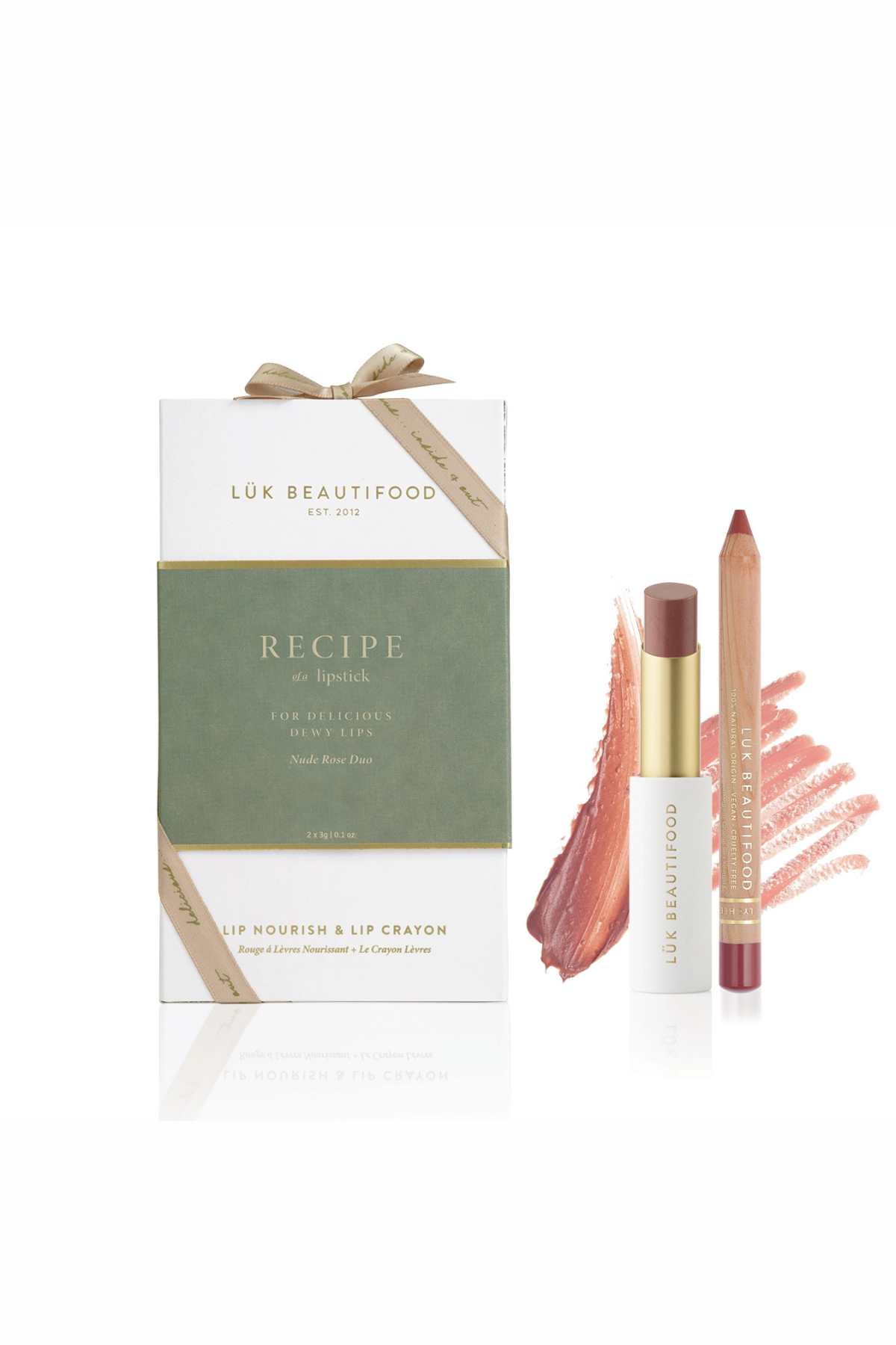 Recipe of A Lipstick Nude Rose Duo