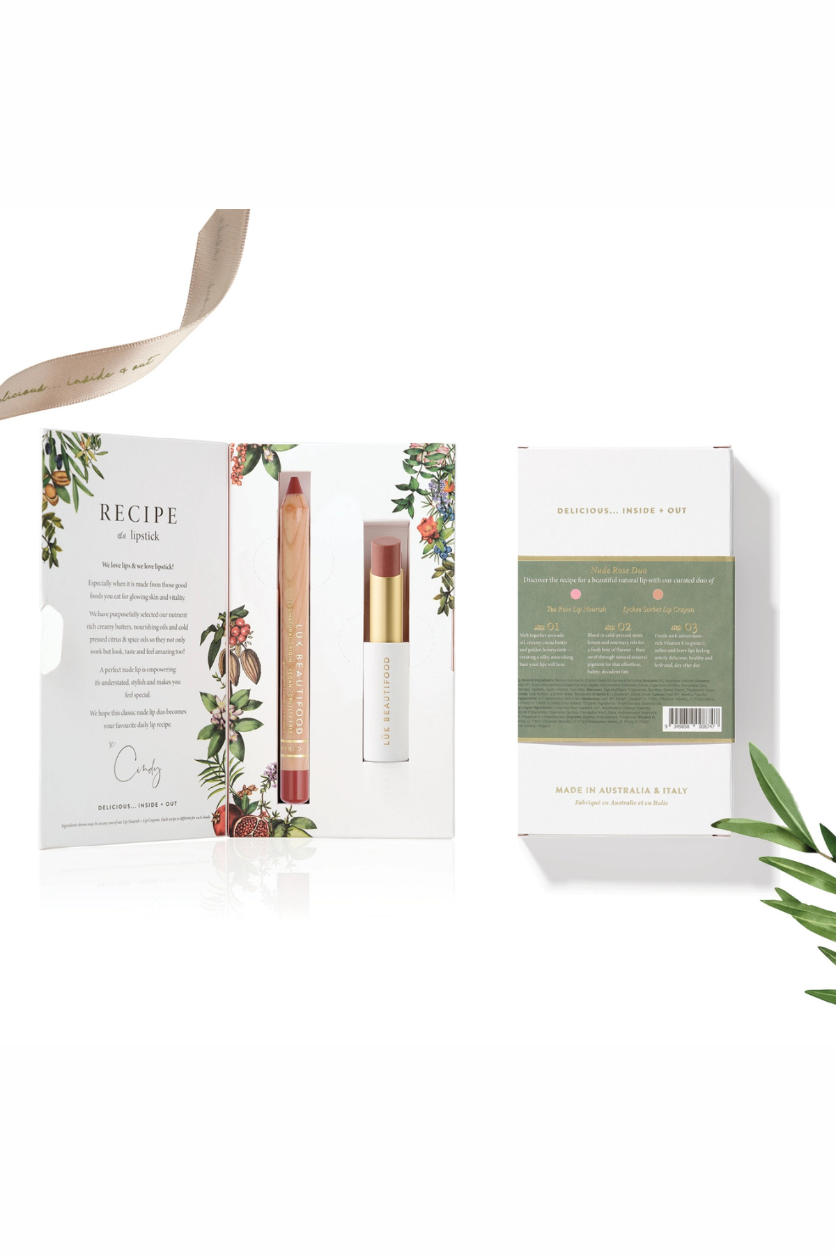 Recipe of A Lipstick Nude Rose Duo