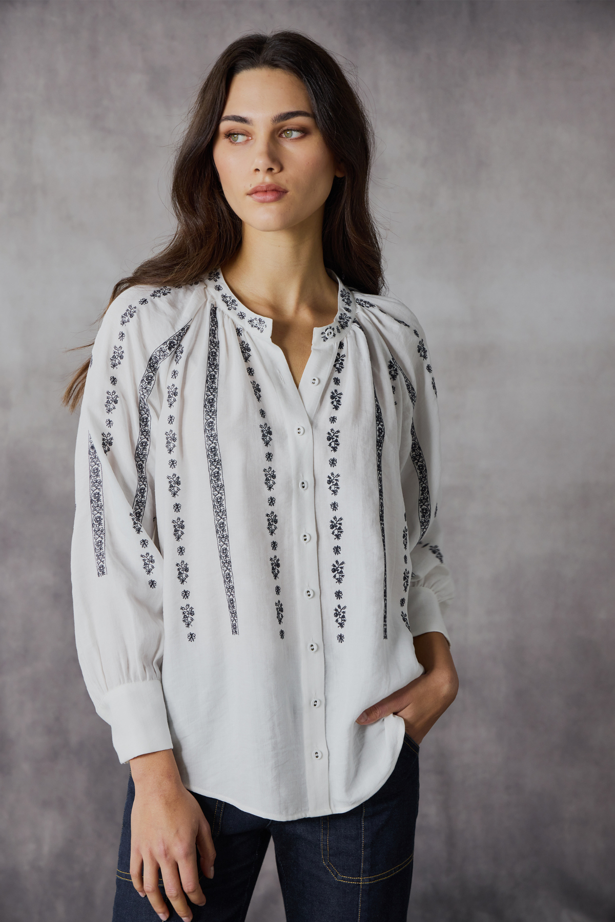 Chantel Blouse Off White