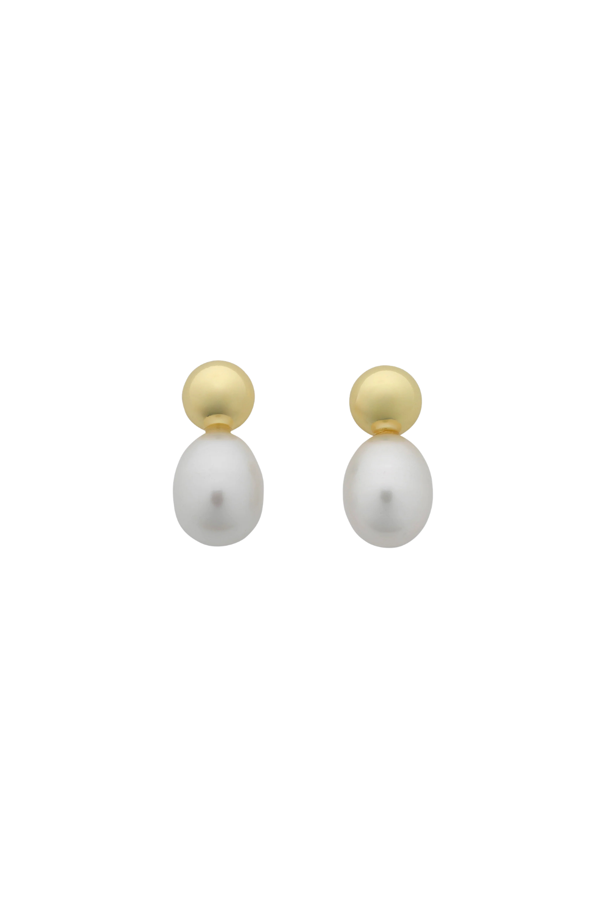 Cove Gold Pearl Earring