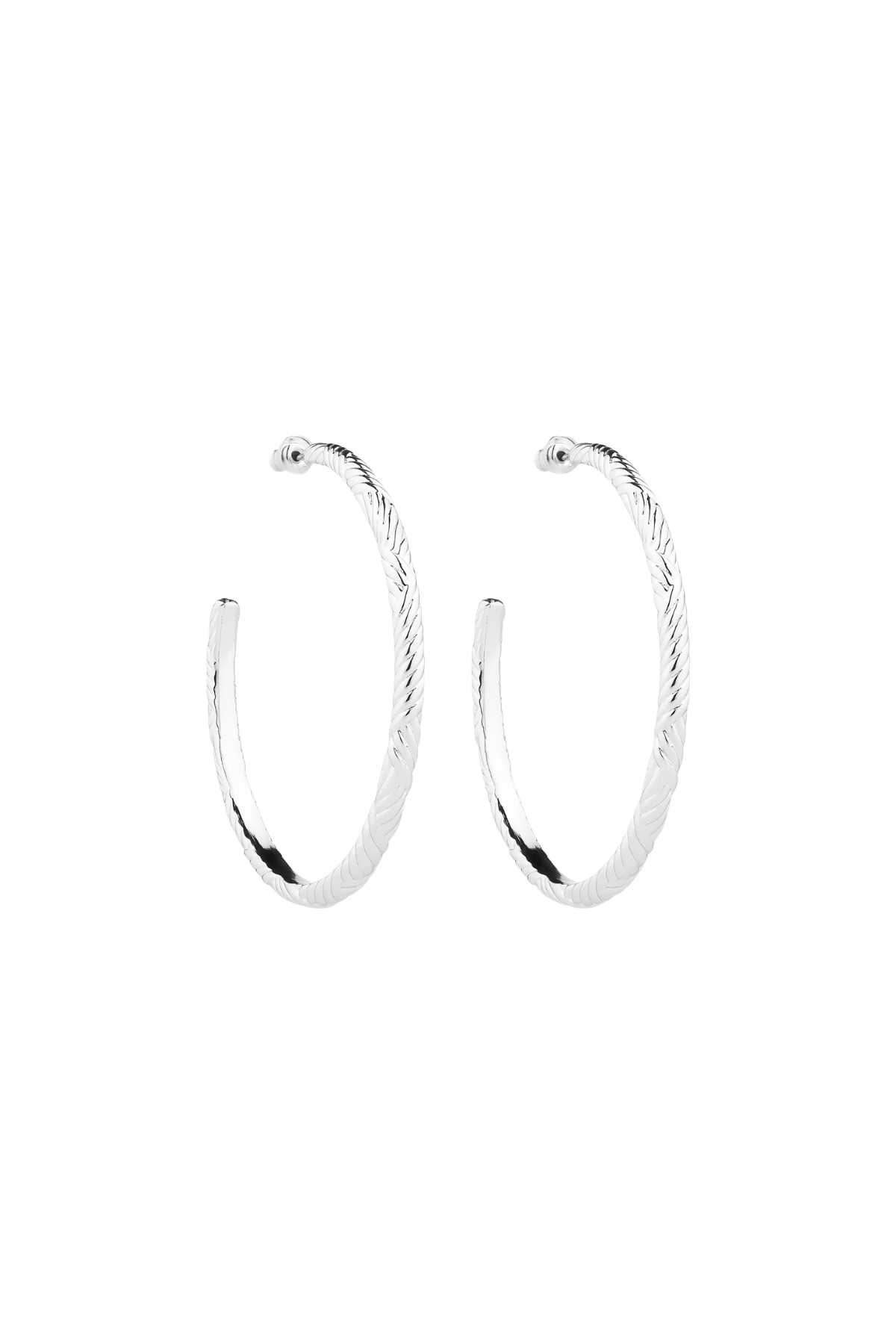 Indira Silver Hoop