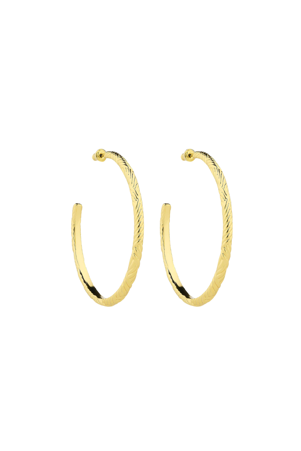 Indira Soft Gold Hoop