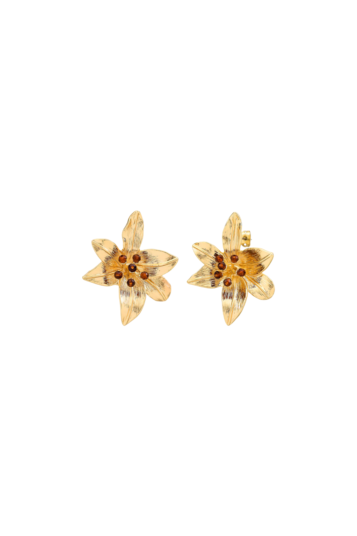 Iris Soft Gold Earring