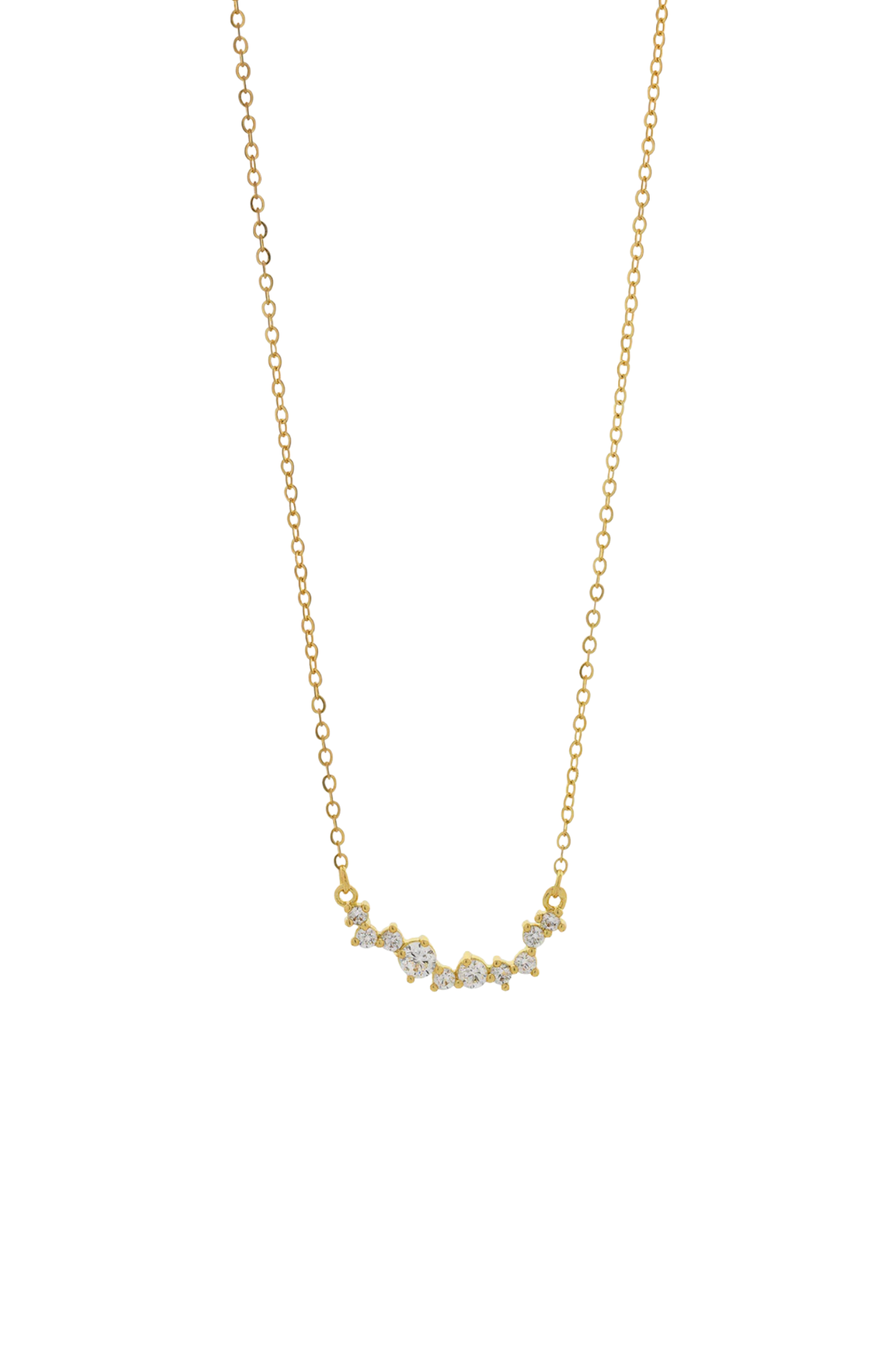Nico Gold Clear Necklace