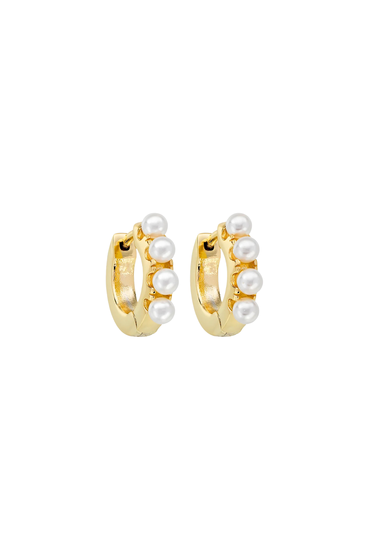 Perla Gold Huggie