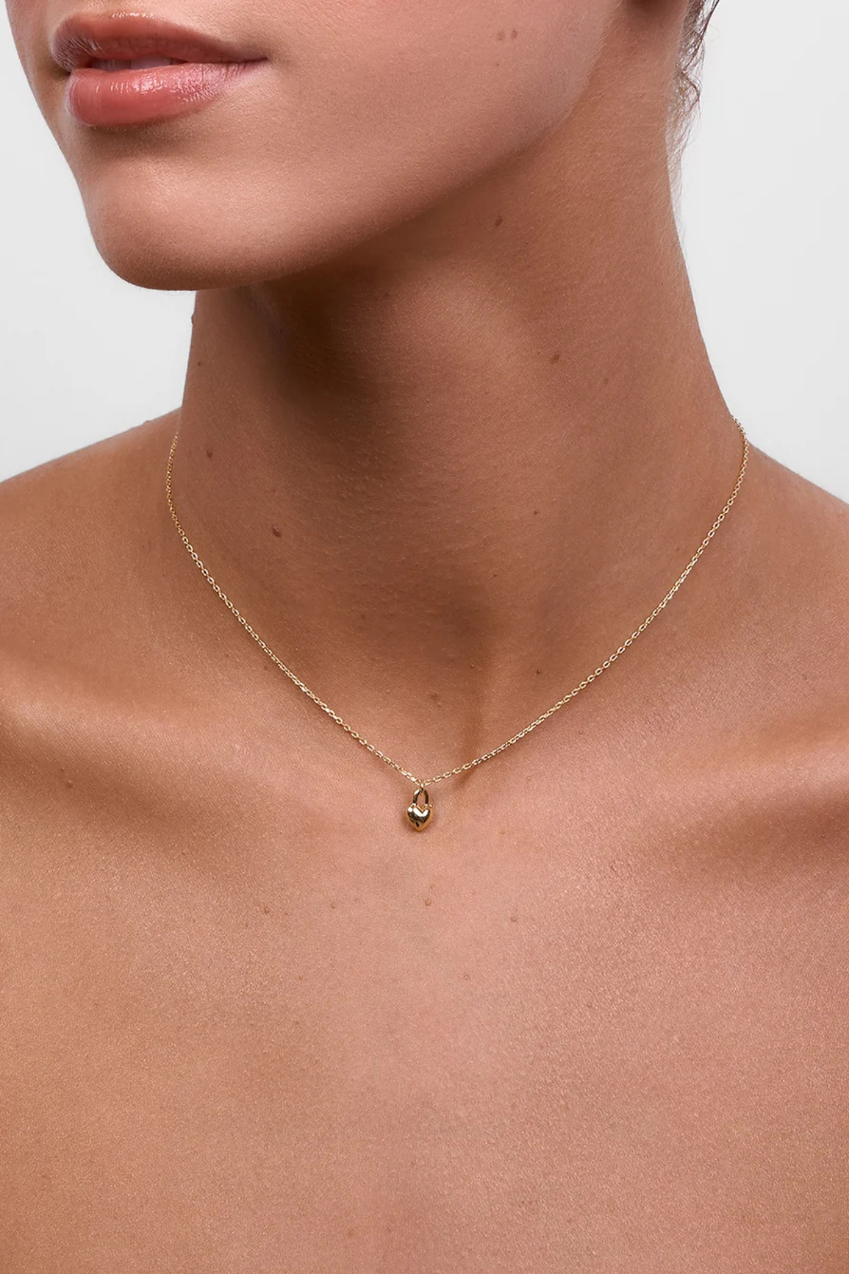 Winnie Gold Heart Necklace