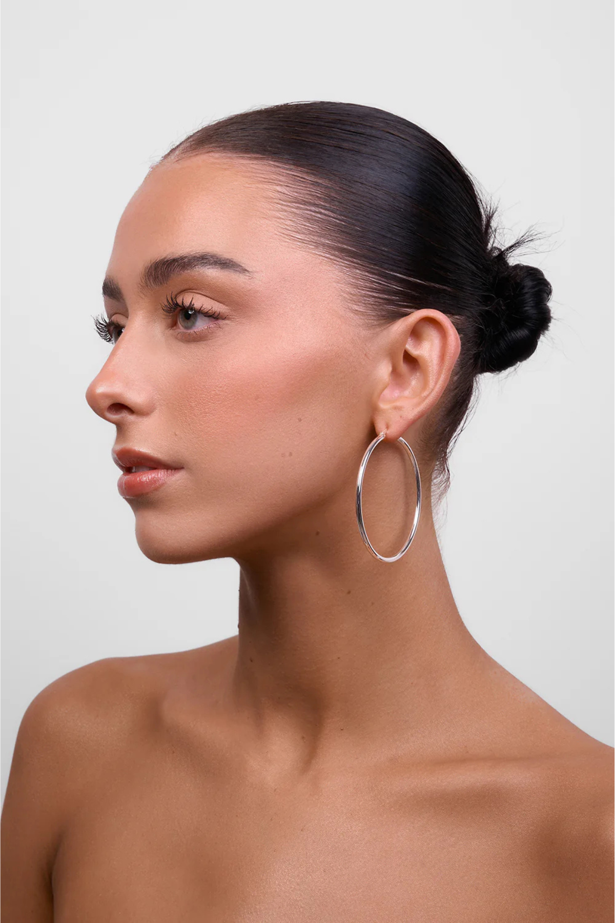 Harper Silver Hoop