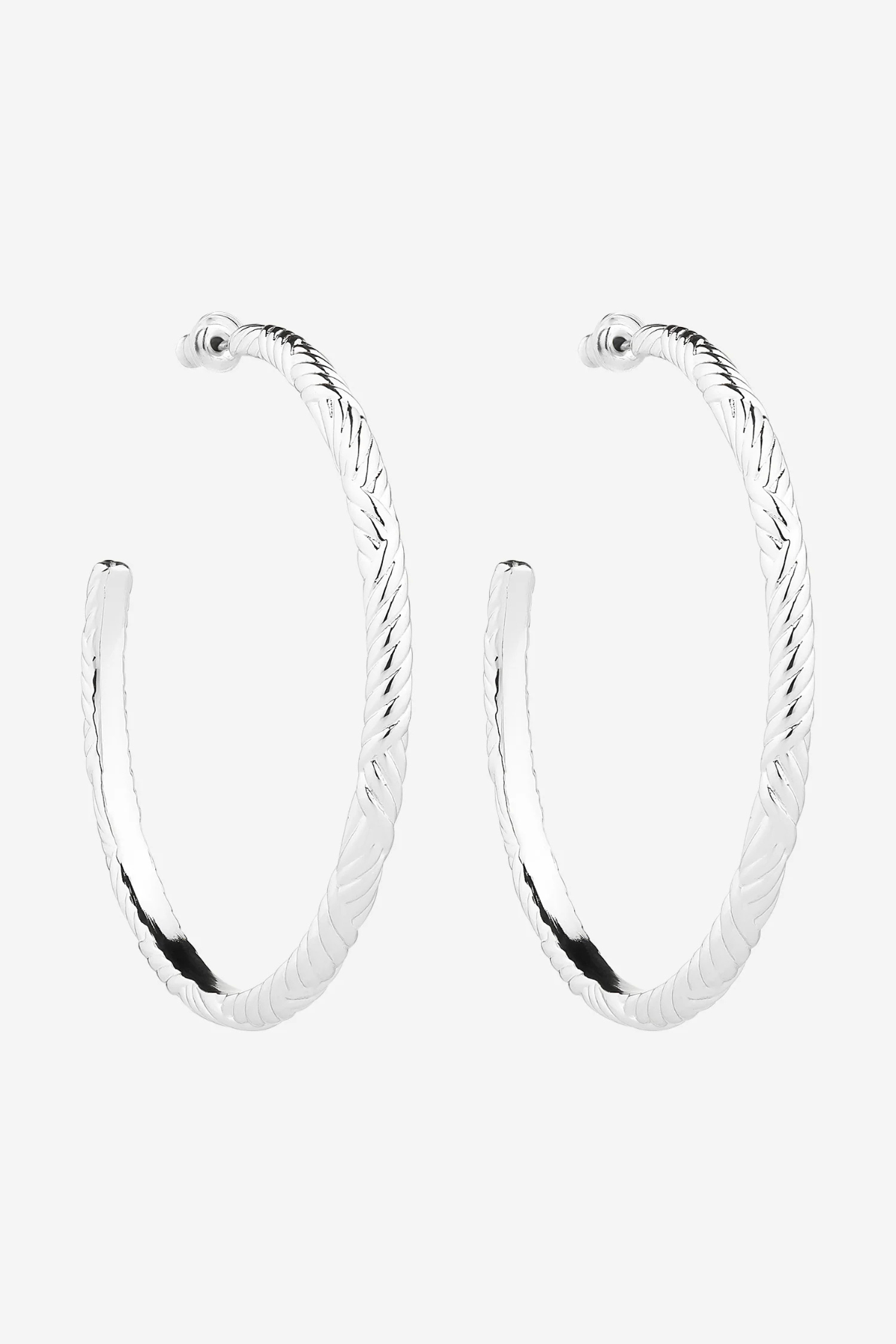 Indira Silver Hoop