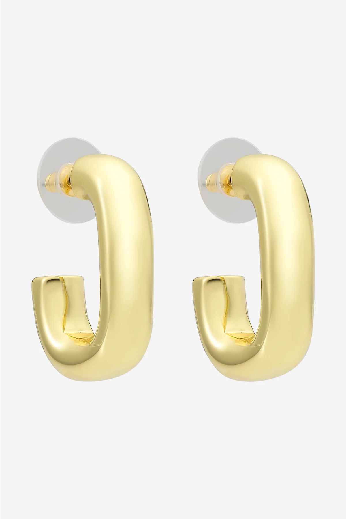 Kate Gold Square Hoop