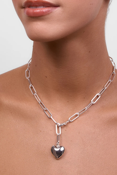 Lotte Silver Heart Necklace