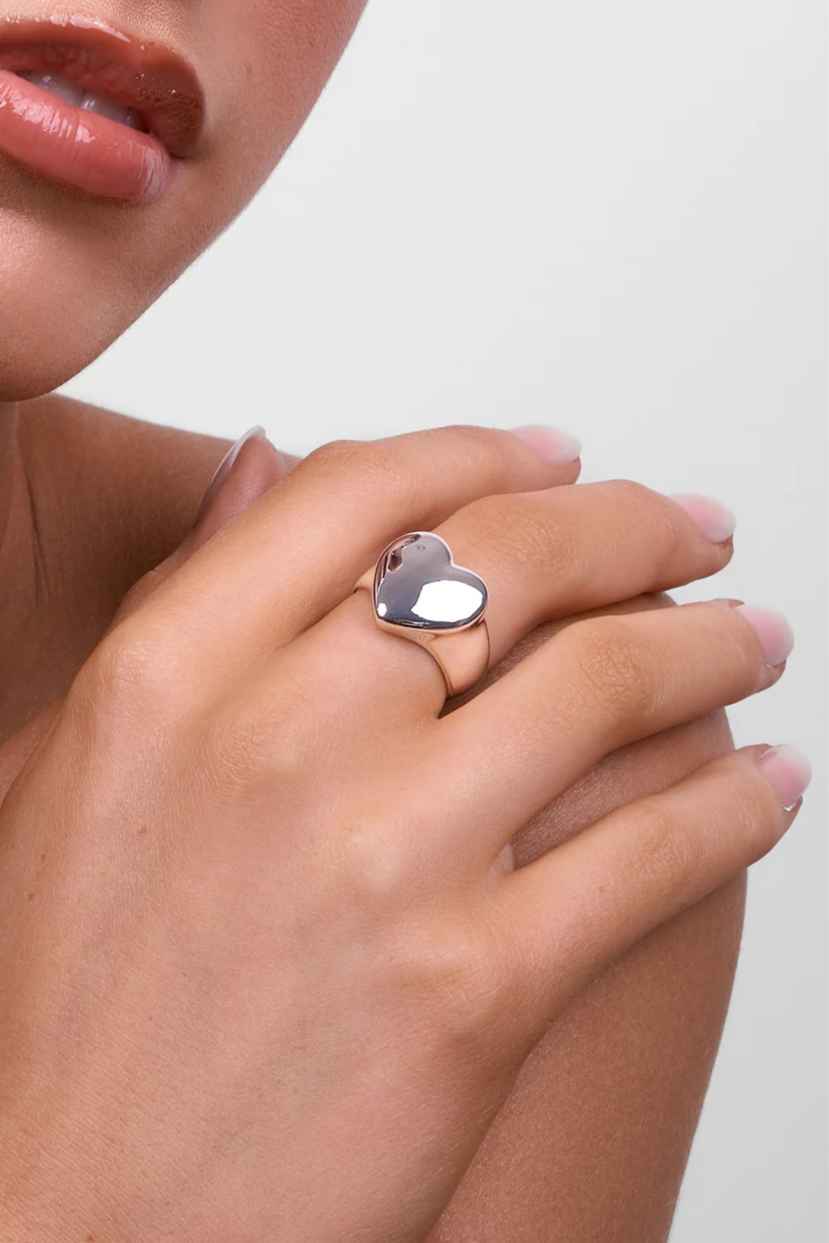 Lotte Silver Heart Ring M/1