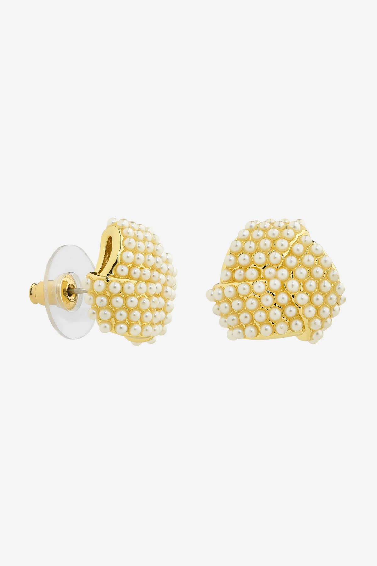 Natalina Gold Pearl Earring