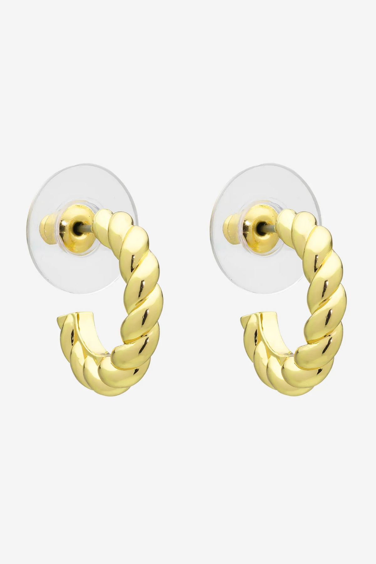 Sandy Gold Hoop Earring