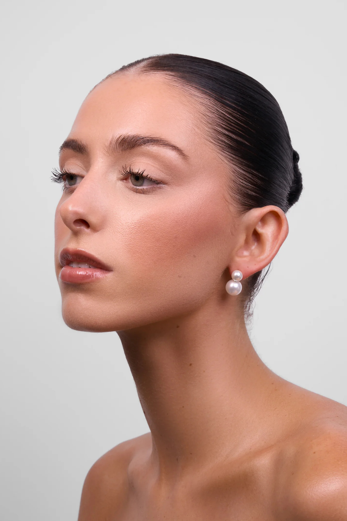 Valentina Double Pearl Earring