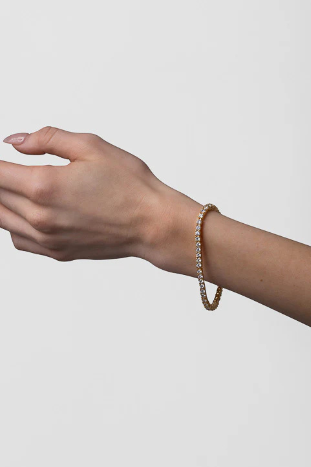 Dolce Vita Rhodium CZ Silver Bracelet
