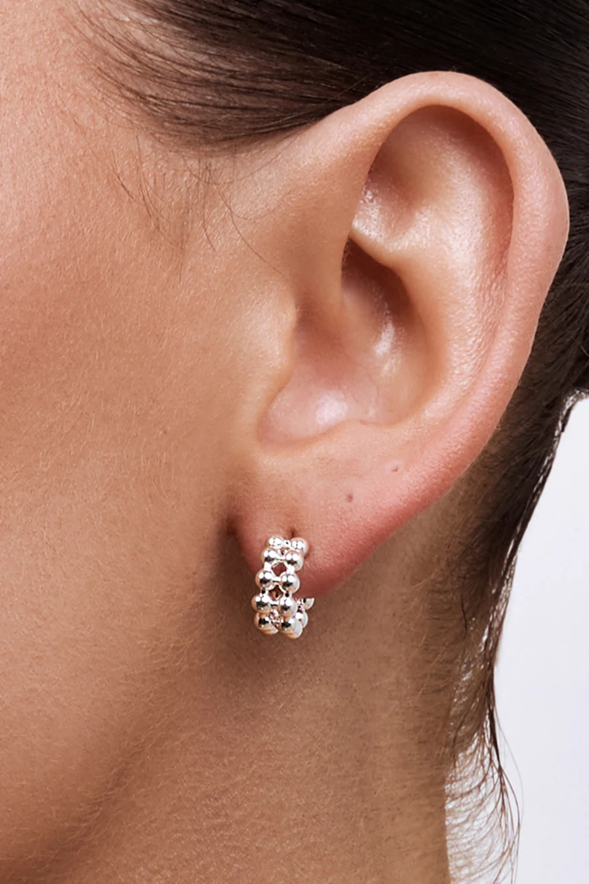 Holly Silver Earring