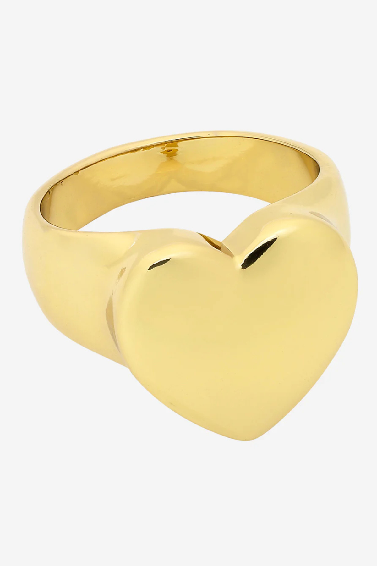 Lotte Soft Gold Heart Ring – The Farmers Wife