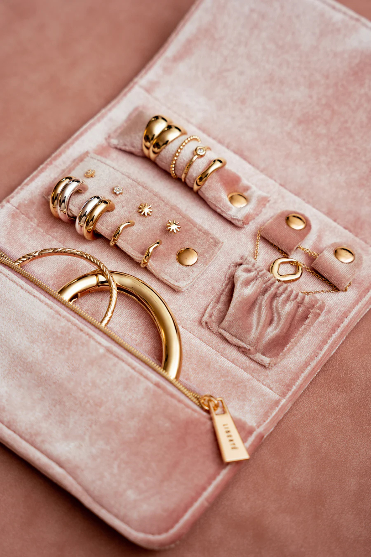 Soft Pink Jewellery Wallet