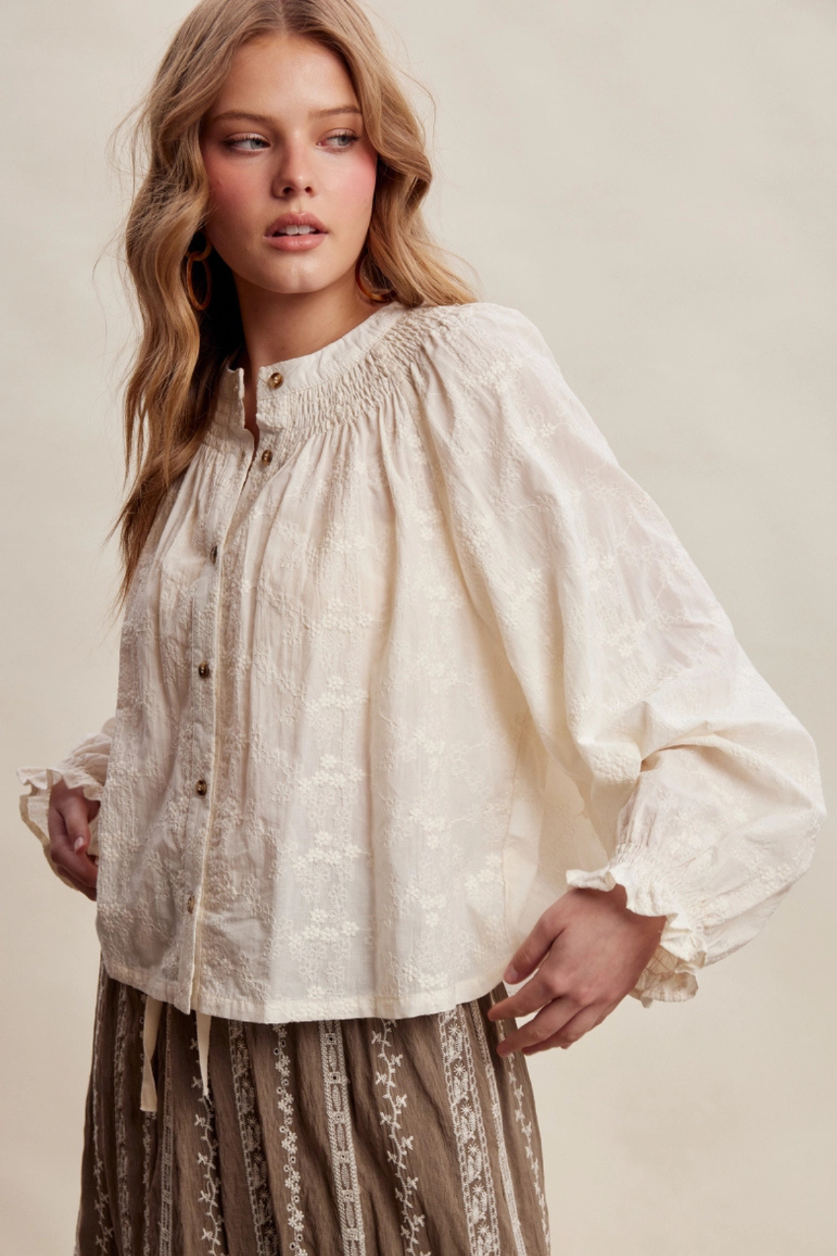 Daisy Peasant Blouse