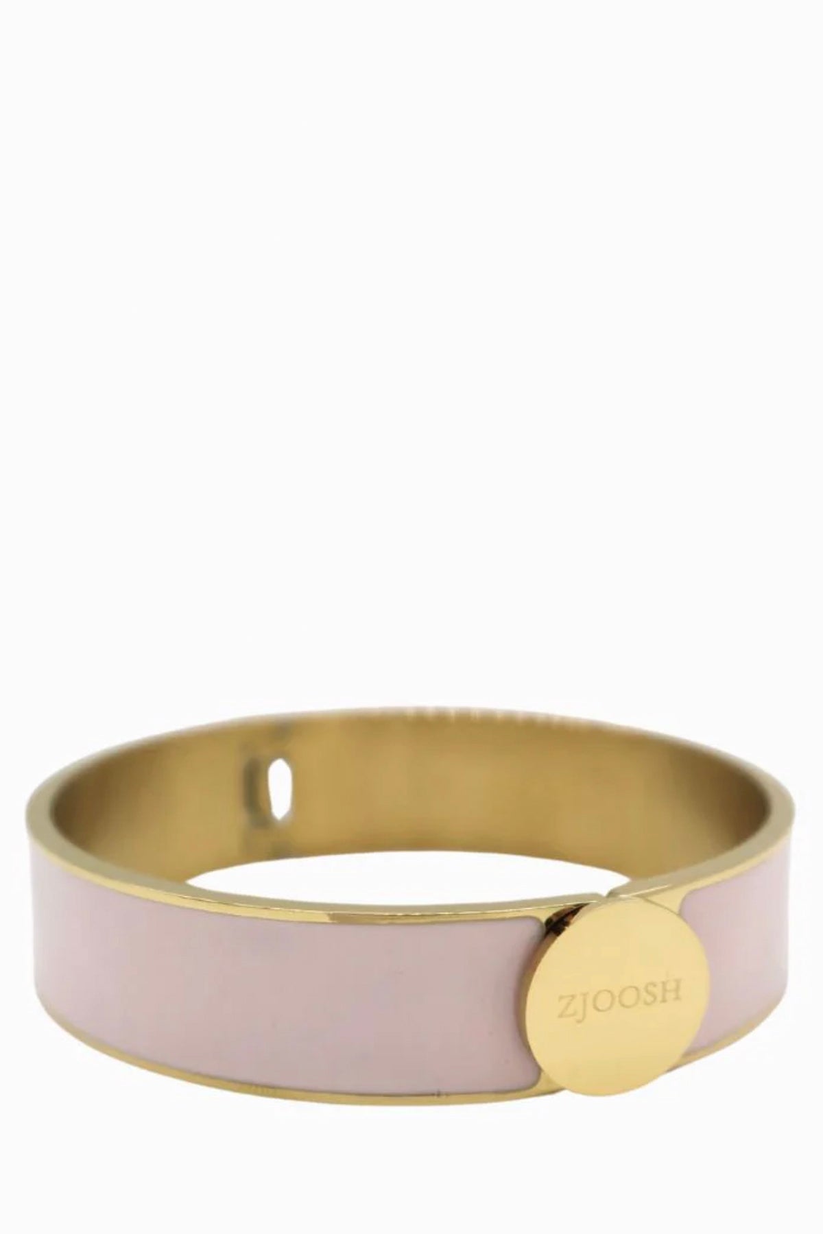 Logo Disk Bangle Pink