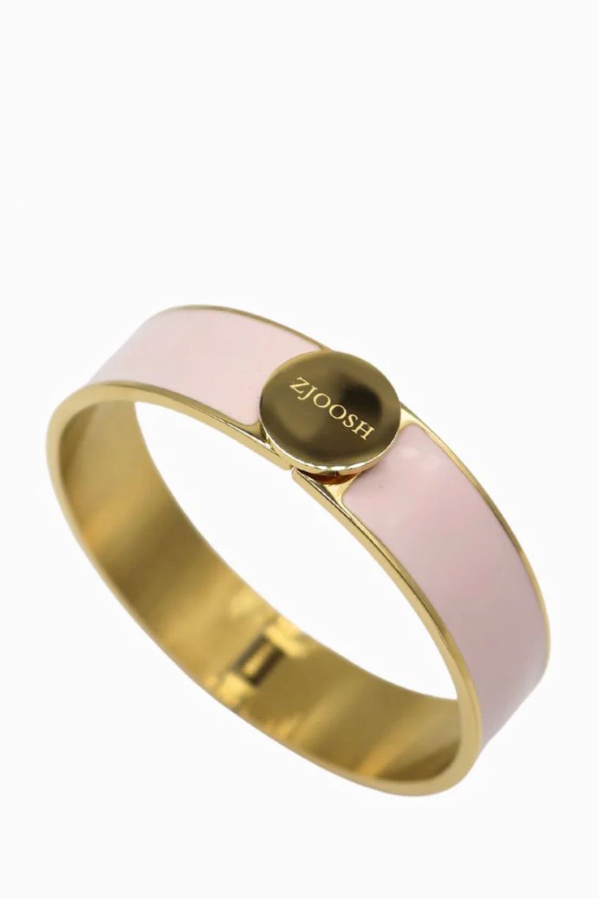 Logo Disk Bangle Pink