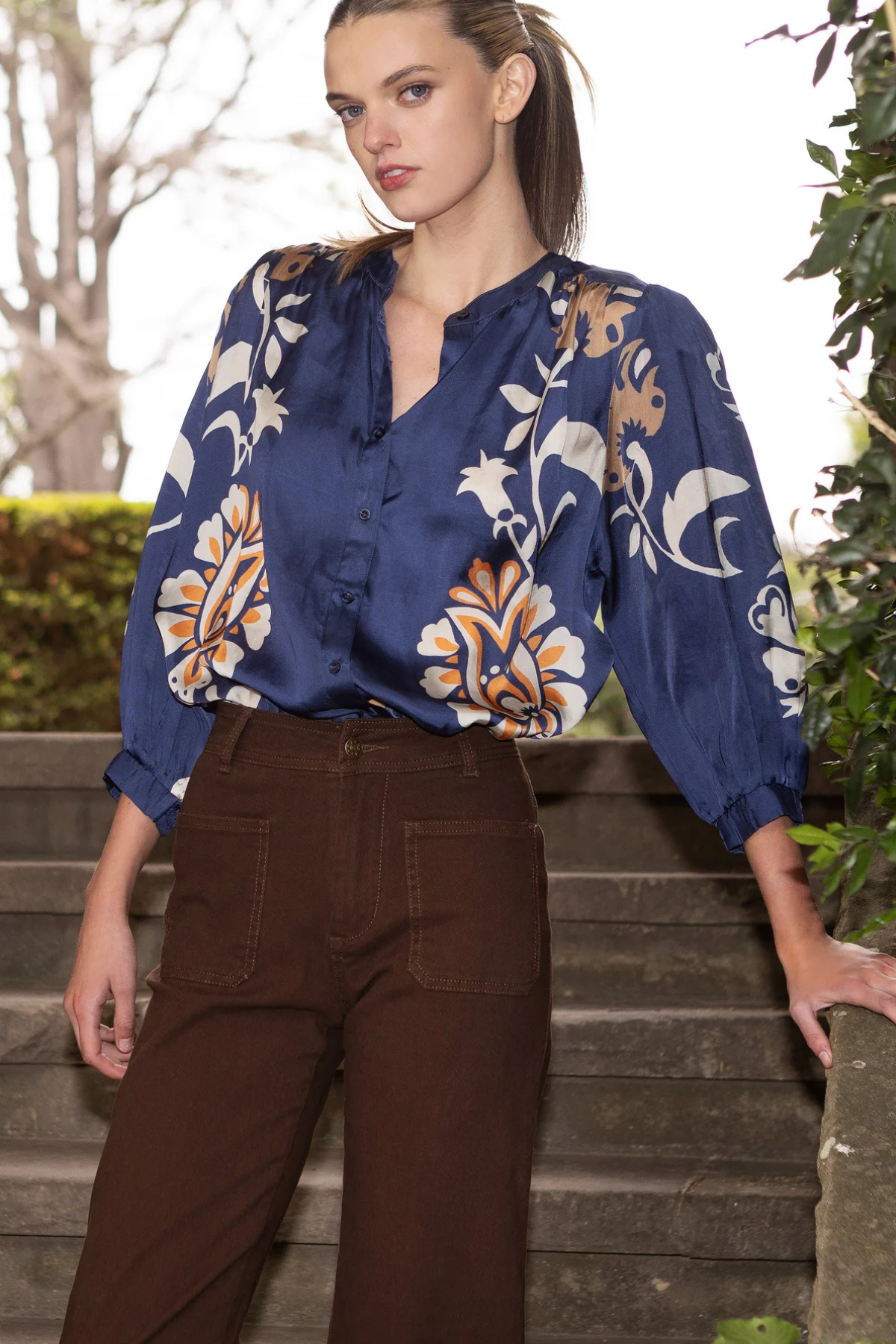 Jane Shirt Francine Navy