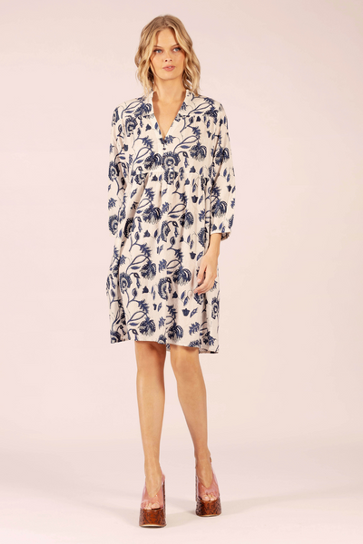 Marilyn Dress Capri Navy