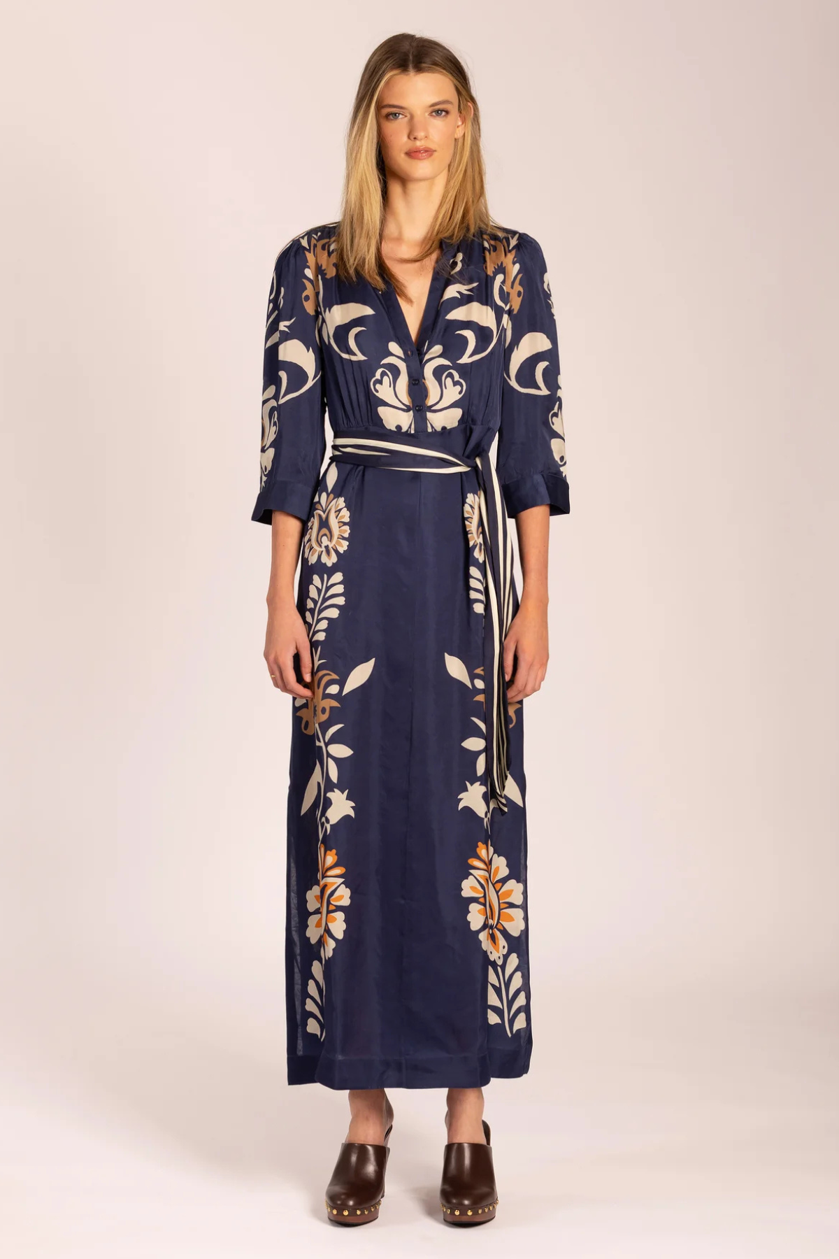 Mary Maxi Dress Francine Navy