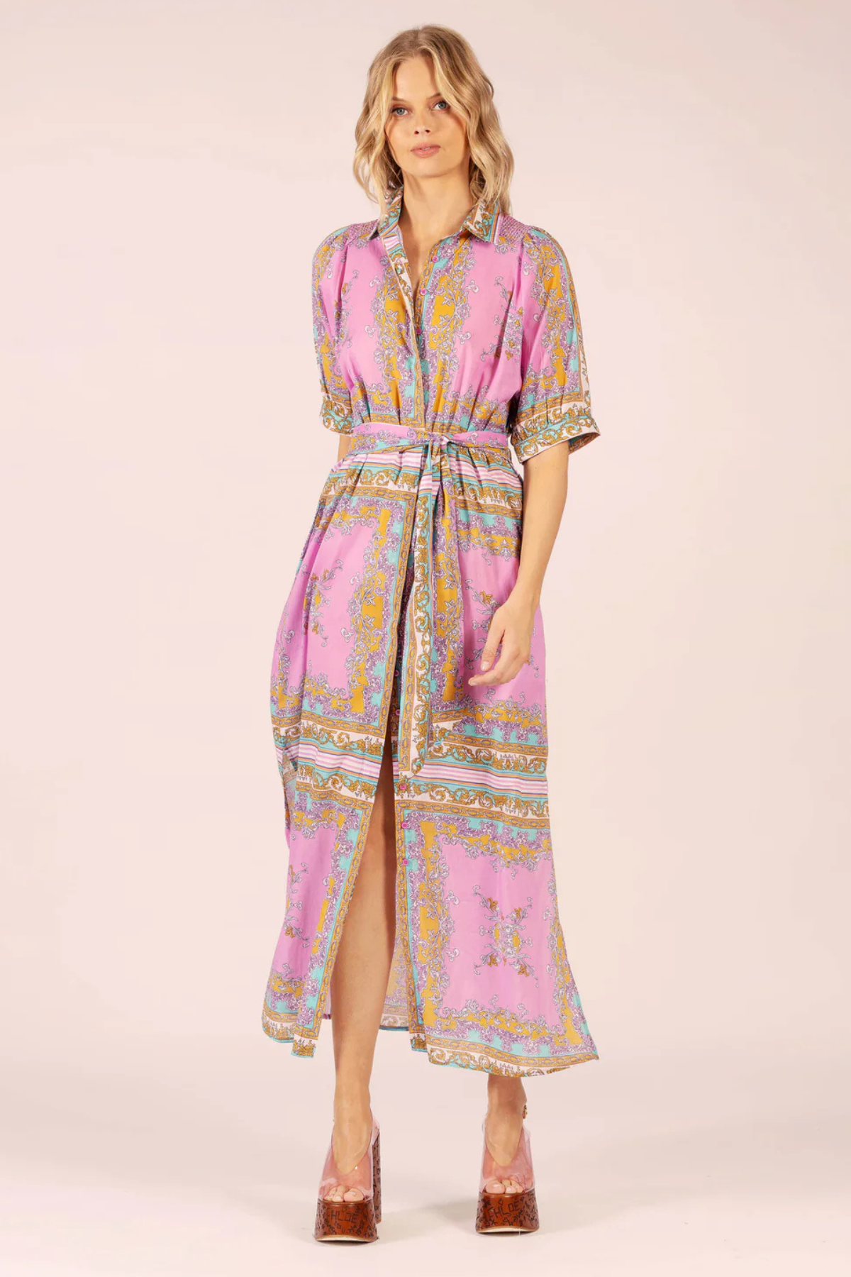 Stevie Aria Maxi Dress Pink